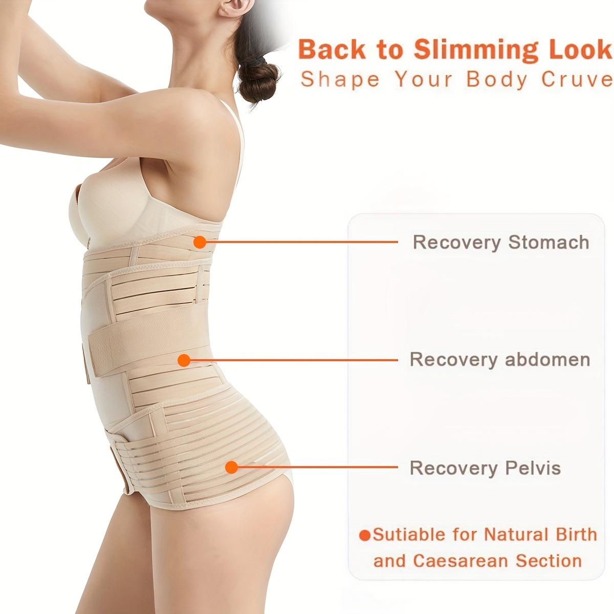 Belt Postpartum Belt Postpartum Belly Belt Cesarean Section Belt Abdominal Girdle Women's Hard Control Waist Trainer Tummy Wrap Shapewear Belt Postpartum Gear Breathable Waist Trainer