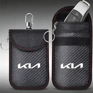 Car Key Case Signal Blocker Bag, Rfid Shielding Pocket for Kia Sportage Ceed Sorento Cerato Optima Picanto Rio Soul K3 K5, Auto Accessories