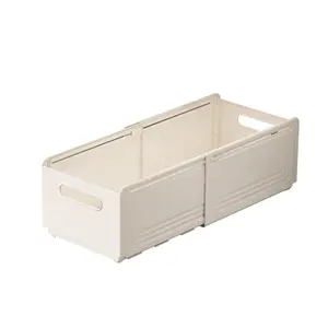Cabinet Deep Drawer Storage Box, Right Angle Snack Divider Organizer, Magic Retractable Kitchen Storage Box, Model Xinghao S260118024132