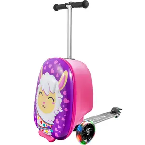 Kiddietotes Alpine Llama Carry On Luggage Scooter