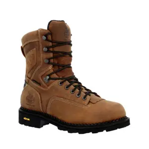 Georgia Boot Comfort Core Composite Toe Waterproof Logger Work Boot Leather