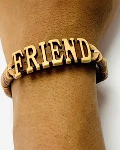 Fashion Costume Jewelry Bracelet, "My Friend" Themed Accessory