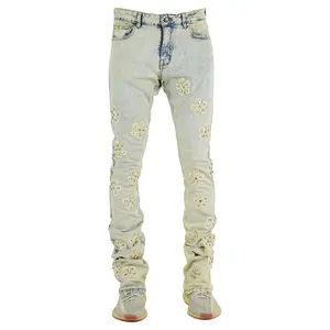 "Crystal" Stacked Denim - Vintage