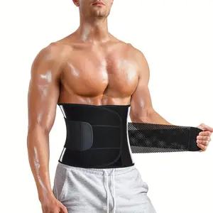 Men's Fitness Belt - Abdominal Trainer, Sweat Absorbing for Workout