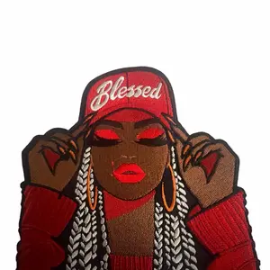 Blessed iron on patch