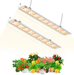 SZHLUX LED Grow Light 2FT 40W / 4FT 70W Sunlight Plant Light for Indoor Plants, Super Bright Grow Light Strips, Linkable Growing Light Fixture-2 Pack