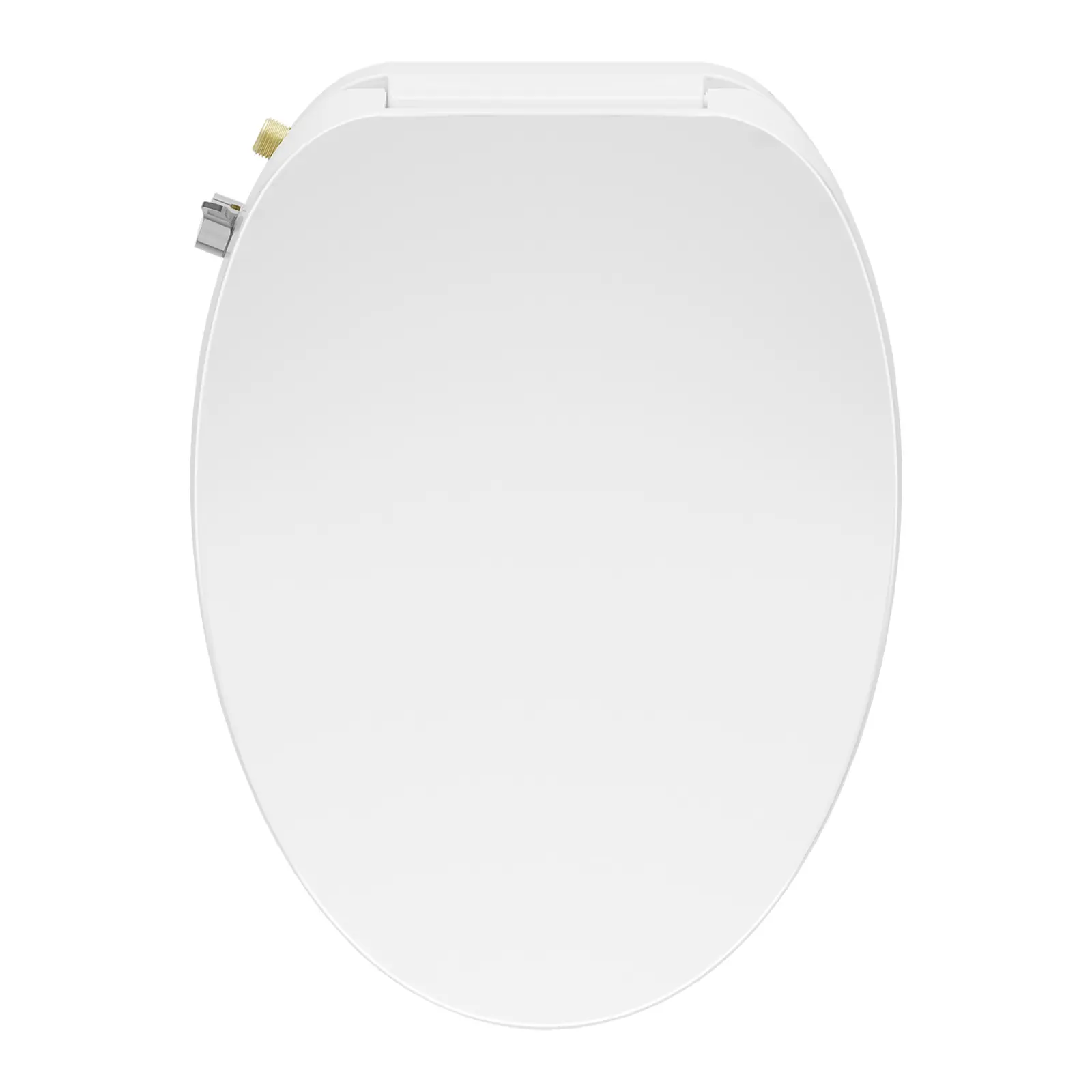 Electric Heated Smart Bidet Toilet Seat, Elongated with Warm Water, Air Dryer & LED Nightlight, Quiet Operation
