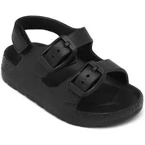Toddler Boys Girls Double Buckle Sandals Adjustable Back Strap Water Sandals Summer Beach Outdoor Shoes