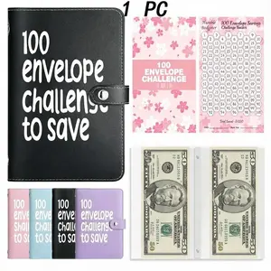 100 Envelope Challenge to save Binder, Budget Binder, Saving Challenge Book, Savings Challenge Planner, Money Organizer, Budget Planner Book, Income Tracker for Birthday, New Year, Valentine's Day