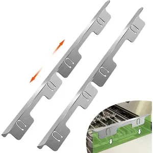 4 count Stove Gap Covers Stainless Steel, Range Trim Kit, Kitchen Stove Counter Gap Cover, Stove Counter Gap Covers, Stove Gap Filler Retractable Length 13.8" to 27.5"