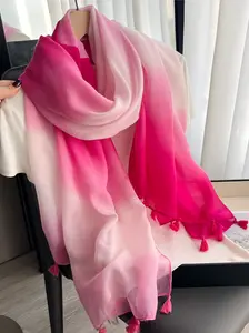Women's Elegant All-Over Printed Scarf, Fashion Accessory, Multi-Purpose, Perfect for Head and Hair, Lightweight Comfort, All Seasons, Fashion Hair Scarves