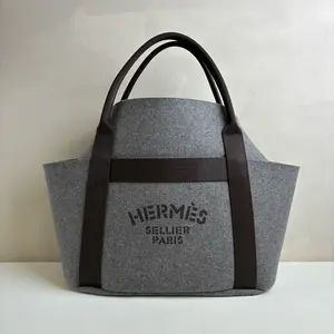 Pre-owned HERMÈS Hermes Feutre Sac de Pansage Groom Bag