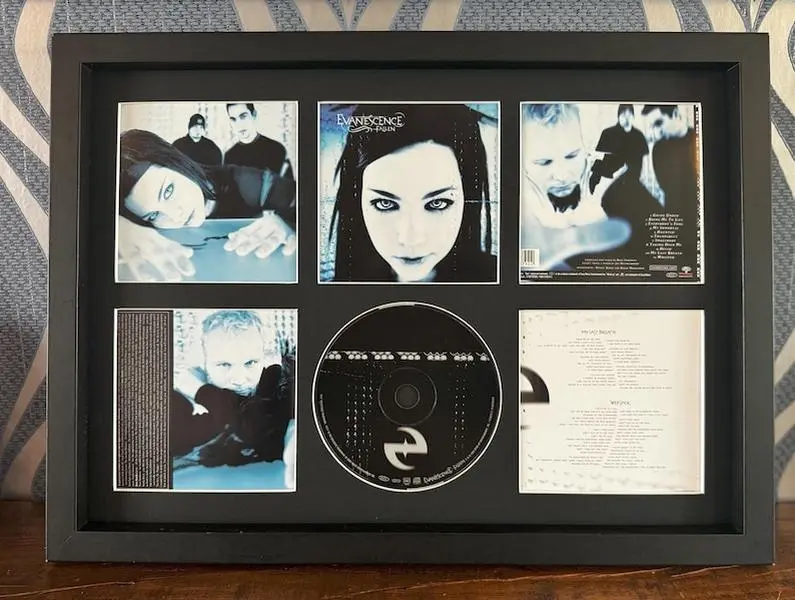 Evanescence | Evanescence | Retro Mounted CD Wall Display | Frame Not Included | #262