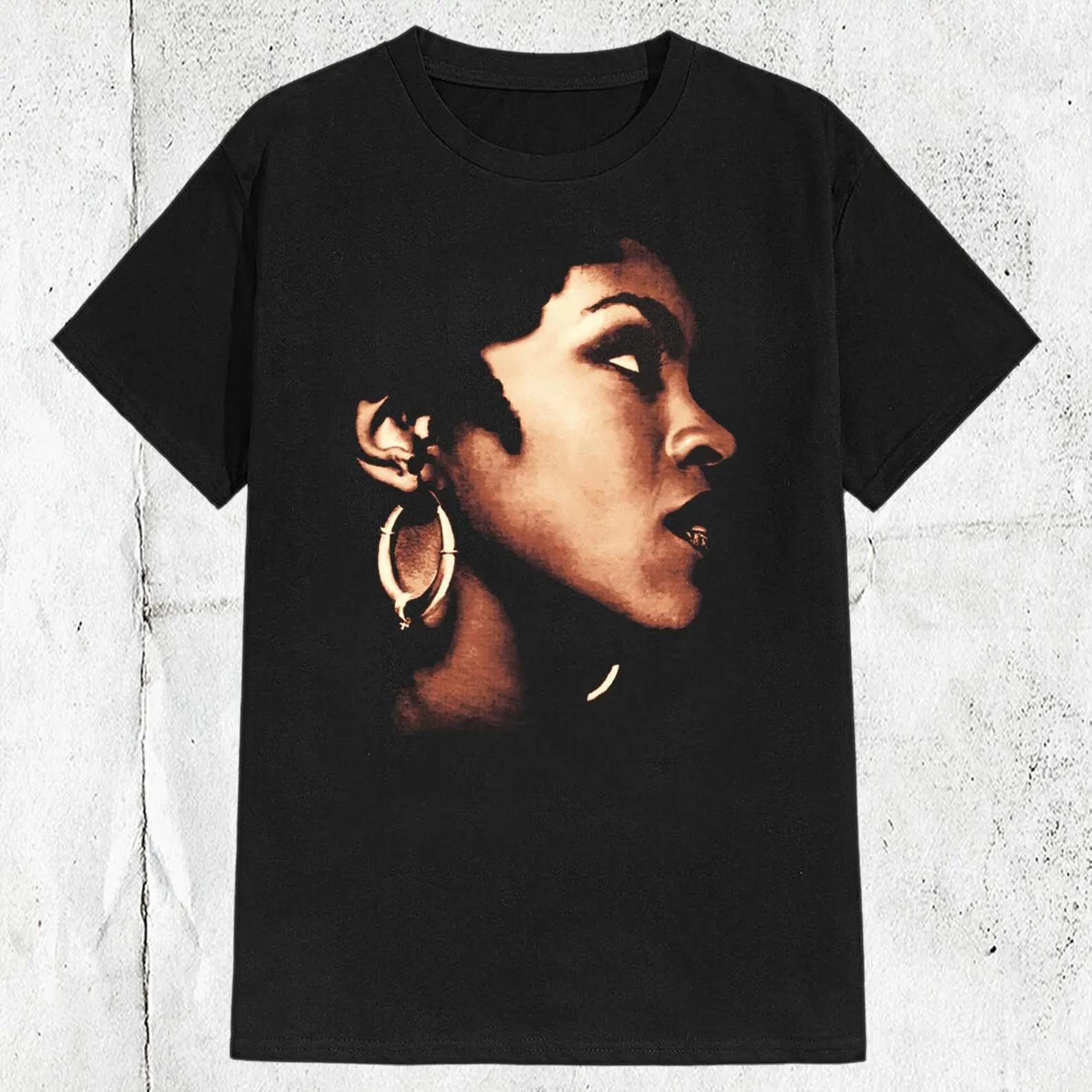 Vintage 80s 90s Lauryn Hill Singer T-Shirt, Vintage T-Shirt 