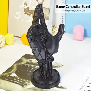 3D Printed Mechanical Hand Game Controller Holder Cyberpunk Decor Desktop PS45 Xbox Switch Stand Decorative Ornament Perfect for Gifting