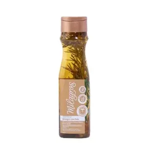 Milagros Herbal Shampoo 450ml - Natural Rosemary & Ginger for Thin Hair, Dandruff, & Scalp Conditions