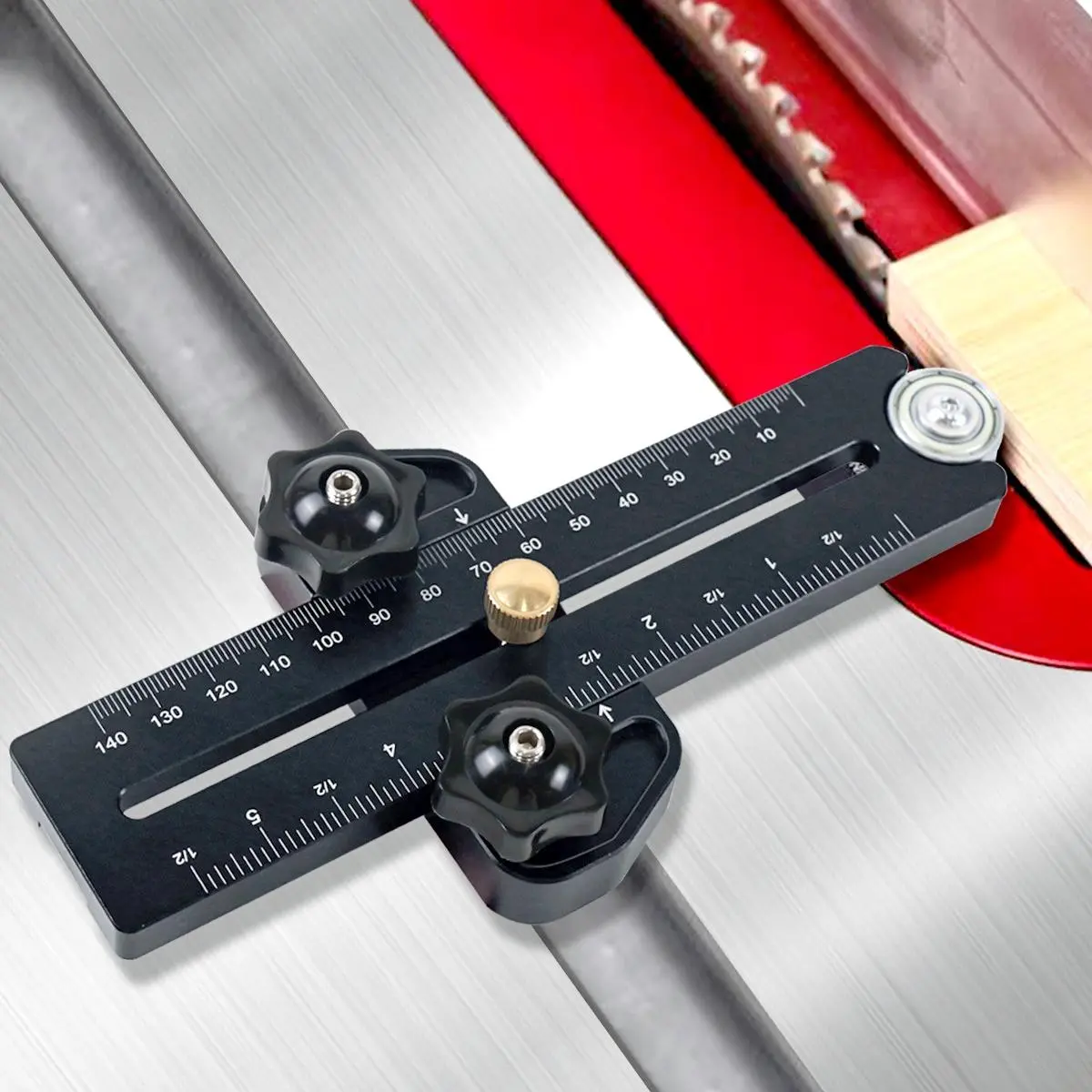 Safety Table Saw Jig, Heavy Duty Thin Rip Jig for Making Repetitive Narrow Thin Strip Cuts, Metal Fast Thin Ripping Guide for Table Saw Band Saw Router, Tool, Hardware, Table Saw Accessories