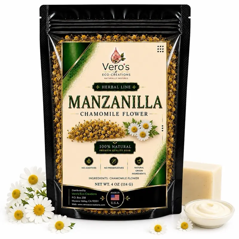 VEC Manzanilla flowers Organic , 4oz (114g)