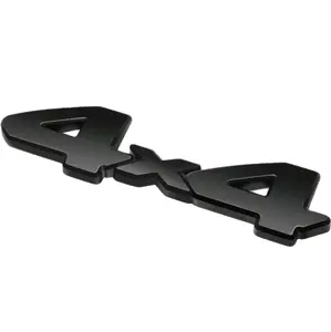 Universal 3D Full Coverage 4x4 Blackout Emblem Overlay Compatible with Toyota Chevy Ford Dodge Makes, 4 x 4 Badge Cover Symbol Decal for All Pickup SUV Truck Models (Black) Get yours NOW!