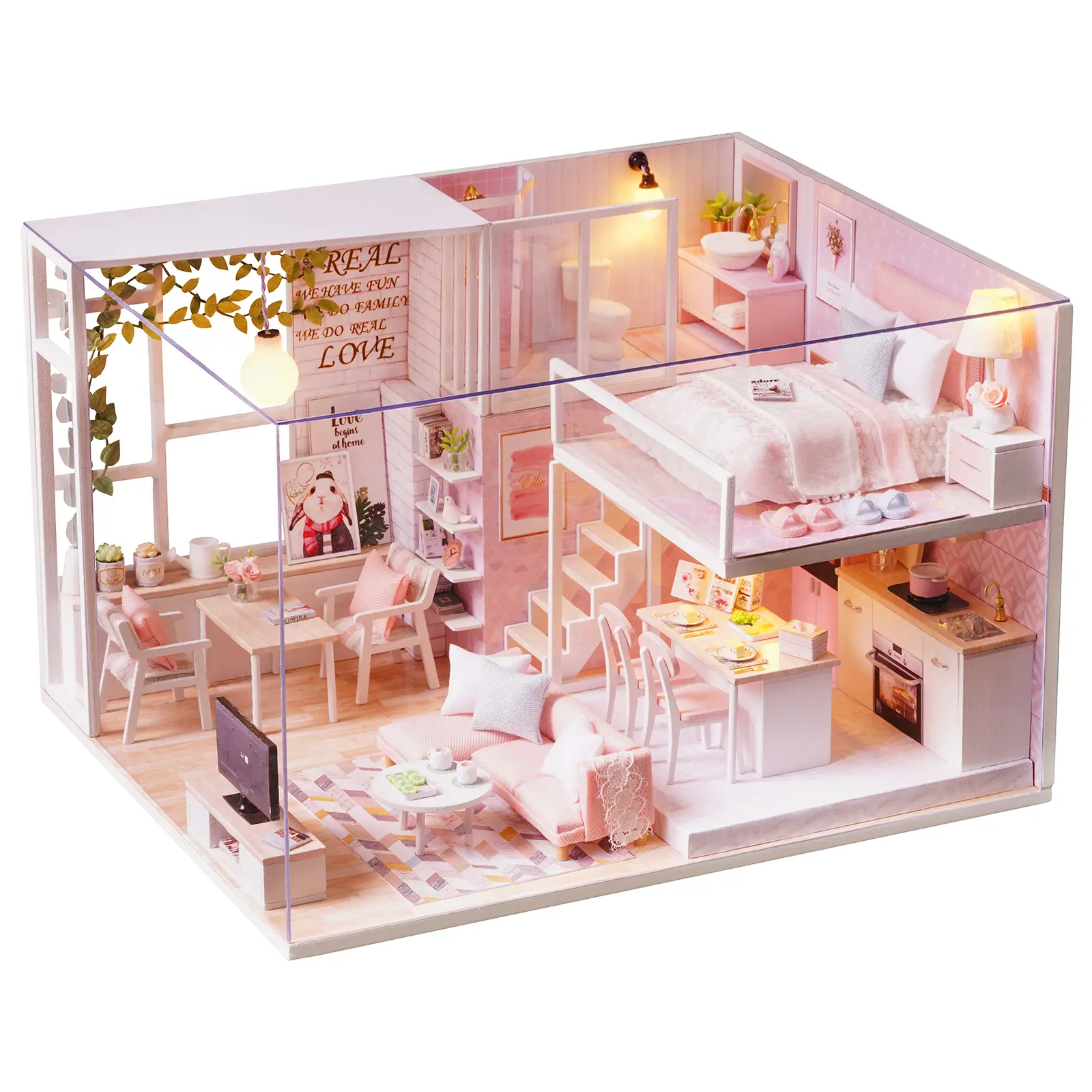 DIY Cozy Life Handcrafted Models, Suitable as Creative Gifts for Teenagers, Wooden Toys