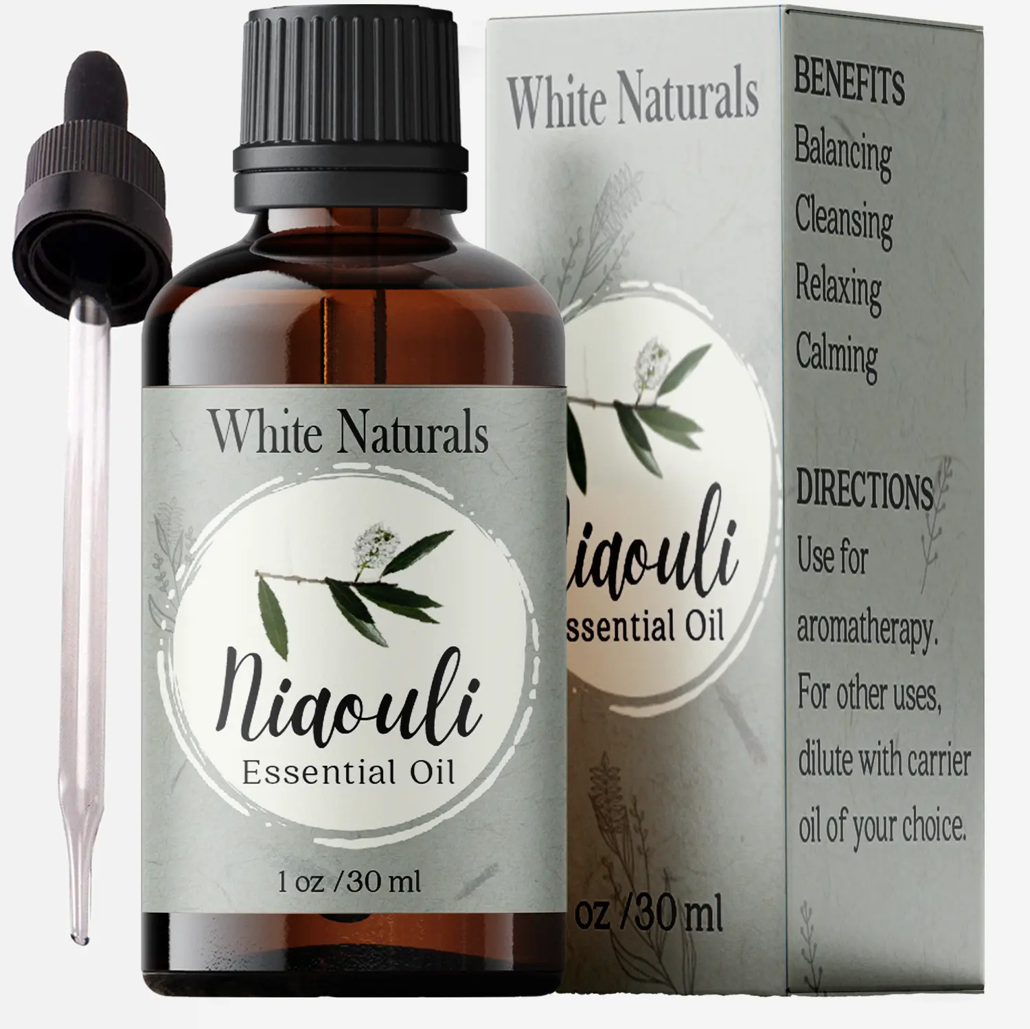 Organic Niaouli Essential Oil - 100% Pure & Natural -Premium Therapeutic Grade with Premium Glass Dropper - Undiluted Natural/Homeopathic Aromatherapy Scented, Great for DIY Candle Making, Massage Healthcare