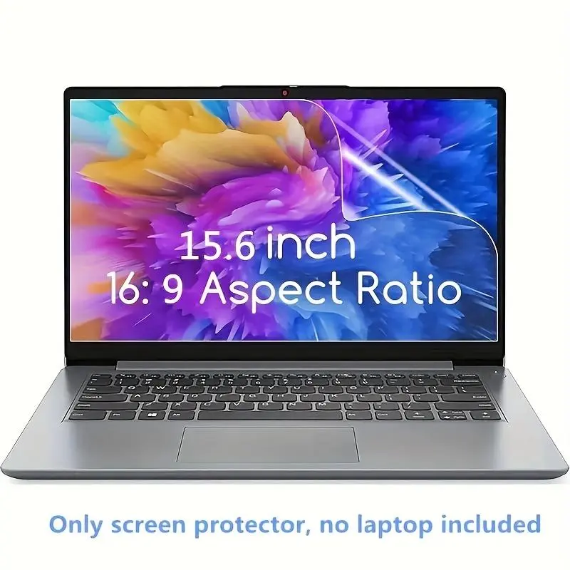 15.6 Inch 16:9 Matte Anti-glare Laptop Screen Protector, Screen Protector with 5H Hardness Plastic Shield, Compatible with HP, DELL, ASUS, Acer, Sony, Samsung, Lenovo, and Toshiba, Laptop Accessories