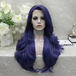 IMstyle Ann Tinsel wigs layer cut Butterfly bangs big volum 28 inches 13*2 lace front wigs Party&daily tinsel wigs