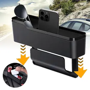 Car Seat Gap Filler Organizer Multifunctional Car Seat Organizer Auto Console Side Storage Box Car Organizer Front Seat For Holding Phone Sunglasses