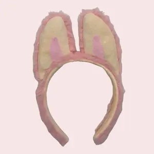 Ships from US Bubu Monster Headband Ears for Halloween Costume 4" Soft Fuzzy Pink or White with Free Removable Charm Bow for Adults Kids Comfortable and Fun - Masks