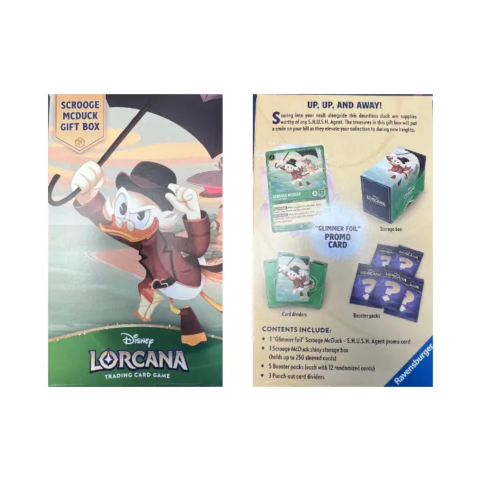 Lorcana - Scrooge McDuck Gift box - Promo and 5 Booster Packs