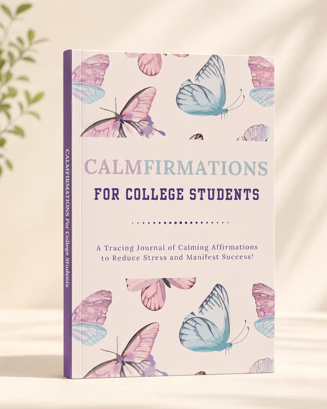 Calmfirmations for College Students - A 6" x 9" Affirmation Coloring Journal for Calm and Confidence in College