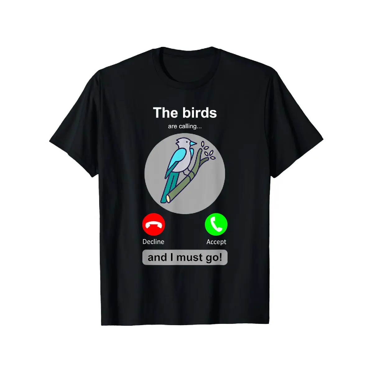 [100% Cotton] 100% Cotton Funny Bird Watcher T-Shirt for Men & Women - 100% Cotton Birding Shirt with Labeled Birdwatching Chart (Sparrow/Swallow/Tit/Titmouse), Unisex Casual Outdoor Tee for Bird Lovers Gift, S-XXXL Sizes