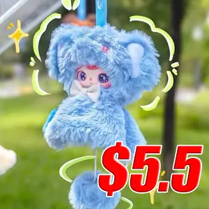Crie! "Let the Sun Shine" Plush Blind Box, Weather & Animal Themed Kawaii Keychain, Adorable Frog Panda Fox Elephant Collectible, Viral Fluffy Mood Character Blind Box, Whimsical "Sunshine Switch" Plush Charm for Teens & Collectors