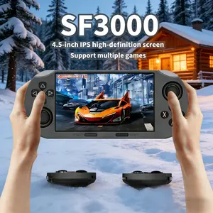 2026 new SF3000 handheld game console, portable game console features dual ergonomic joysticks and comes with a stand, providing classic entertainment for various games, it is an ideal holiday/birthday gift for gaming enthusiasts
