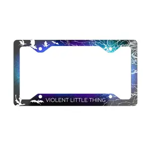 Fourth Wing License Plate Frame, Violent Little Thing Quote Car Accessory, Riders Quadrant Dragon Fantasy Auto Decor, Empyrean Series Bookish Gift