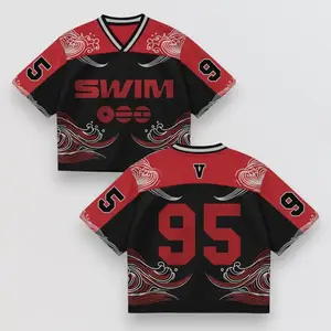 Bangtan Boys Swim Jersey Shirt, Swim MESH Crop Top Jersey, Concert Kpop Fan Merch, Unisex Jersey, Concert Outfit Gift for Her Women