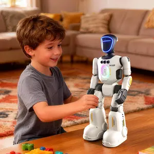 Next-Gen Humanoid Robot: Smart Control, Full-Body Articulation, Gesture Sensing & Voice Recording, Perfect Gift for Kids