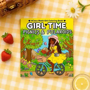 Paperback Version: Picnics & Polaroids Coloring Book