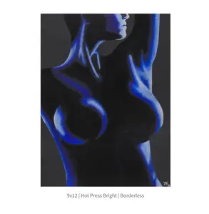 Lady Blue — Open Edition Print | 9x12 in.