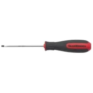 GearWrench Dual Material Slotted Screwdriver, 0.12 x 4 in. Hardware Flat-Head Screwdrivers