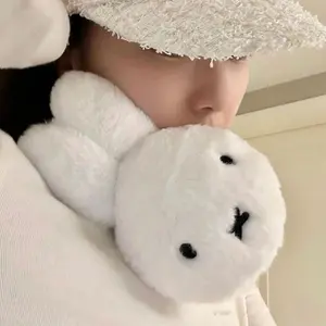 Cute Miffy Kawaii Ear Warmth Warm Eartips Anti Freeze Winter Plush Ear Protectors Anti Cold Protection Girl Gift