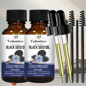 Multi-use Natural Essential Oils, Premium Nourishing Oils, Premium Plant Oil, 2pcs/set 30ml Black Seed Oil, Personal Care Products for Face, Body, Nail, Hair, Eyelash