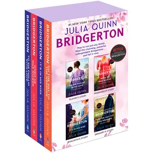 Bridgerton Boxed Set 5-8: To Sir Phillip, with Love / When He Was Wicked / It's in His Kiss / On the Way to the Wedding -- Julia Quinn - Paperback