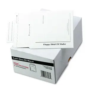 Quality Park E7266 Recycled Foam-Lined 5x5 White Contemporary Multimedia Mailer, Self-Sealing Envelopes & Postal Supplies (25 per Box)