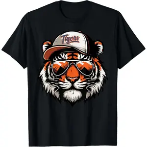 Tiger Men and Women T-Shirt