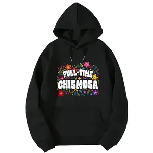 Women’s Floral Graphic Hoodie – Full Time Chismosa Long Sleeves