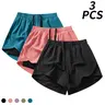 Women's 2 in 1 Athletic Running Shorts Double Layer Workout Gym Shorts Lightweight Breathable Quick Dry Sports Shorts with Liner for Jogging, Fitness Training, Outdoor Exercise