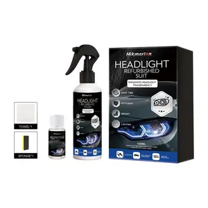 Car Headlight Restoration Kit, Daily Cleaning & Polishing Agent, Enhances Brightness, Removes Stains, Automotive Care Essentials