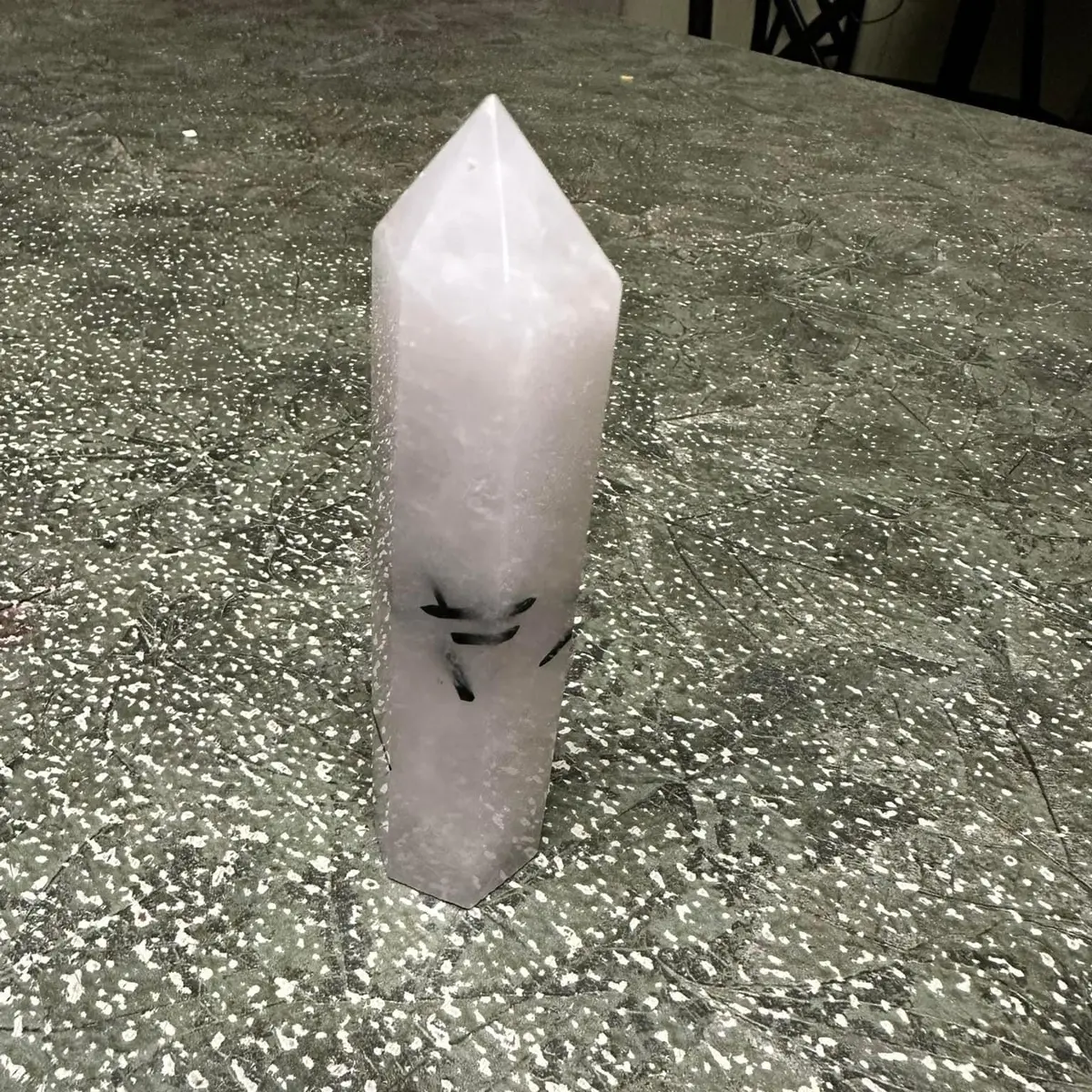 Tourmalated quartz tower