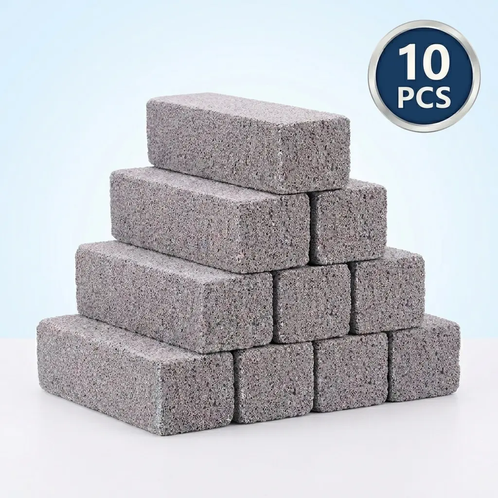 10 Pcs Reusable    Cleaning , 5.9x1.4x0.9 In Home Cleaning Sticks, Gray Kitchen Supplies for Household Home Care (Sponges &  ) Cleaner